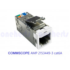 康普COMMSCOPE 安普AMP 1-2153449-3 cat6A RJ45網路模組 全金屬壓鑄 萬兆資訊模組 